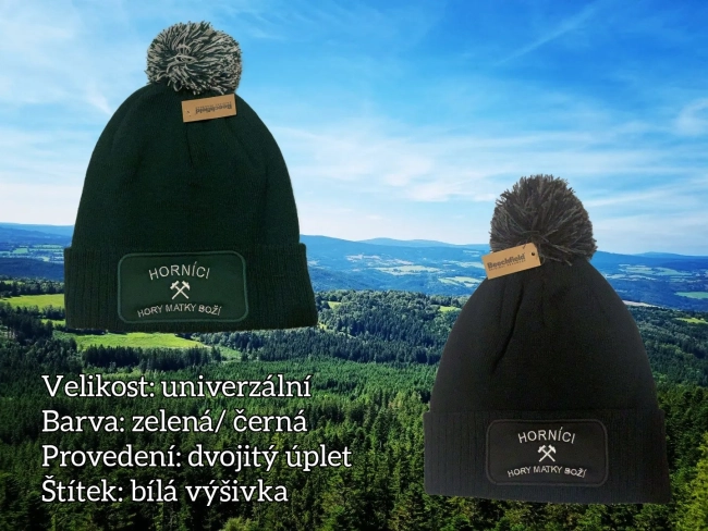 Zimní čepice: 350,- Kč