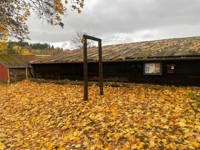foto na lokalitu umístění důlního vozíku
